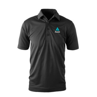 Men’s Syntrel Short Sleeve Polo Shirt – Black