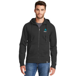 Men’s New Era® French Terry Full-Zip Hoodie – Black