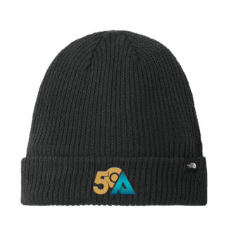 The North Face® Circular Rib Beanie – Black - 50th Anniversary