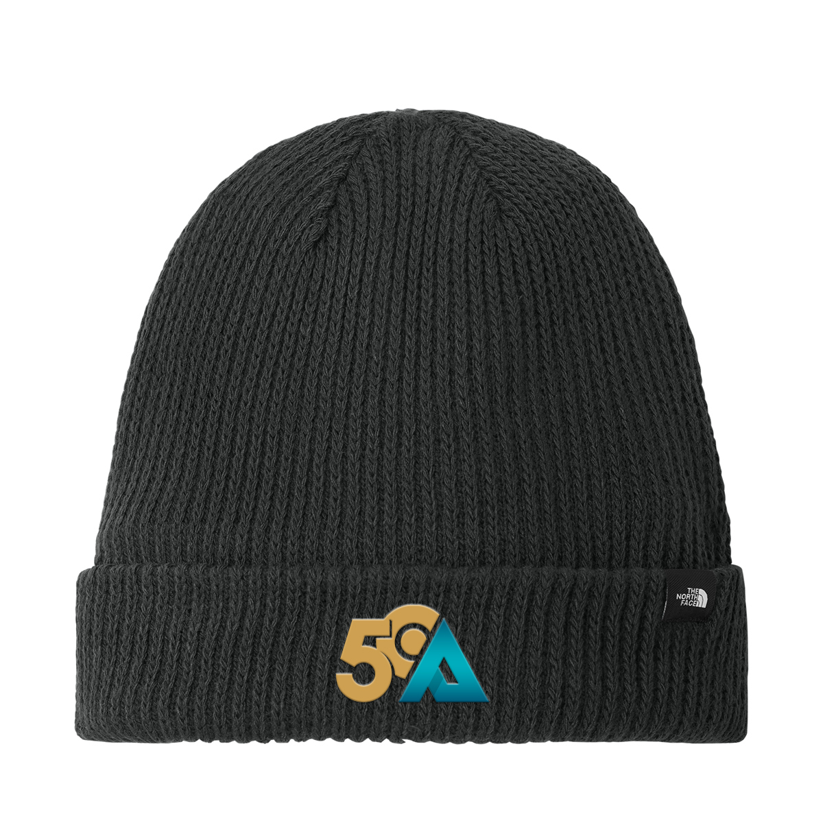 The North Face® Circular Rib Beanie – Black - 50th Anniversary