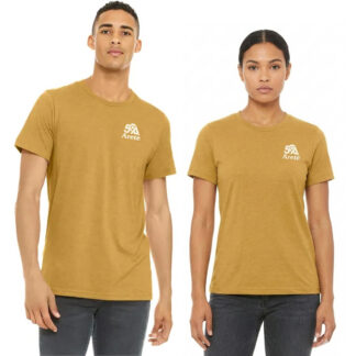 Unisex Heather Short Sleeve Tee – Heather Mustard - 50th Anniversary
