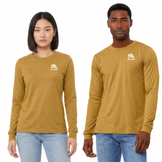 Unisex Heather Long Sleeve Tee – Heather Mustard - 50th Anniversary
