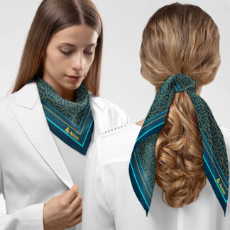 Custom Silk Dye Scarf 30"x30"